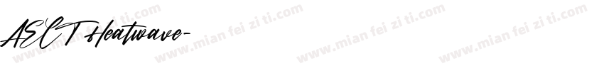 AELT Heatwave字体转换